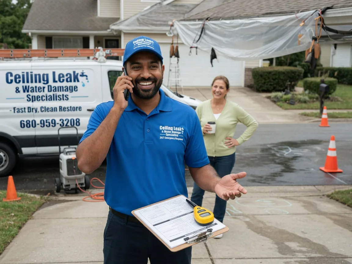 Ceiling Leak Cleanup Ellsworth, IA FAQs